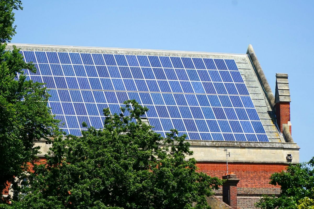 PV Anlage auf Dach